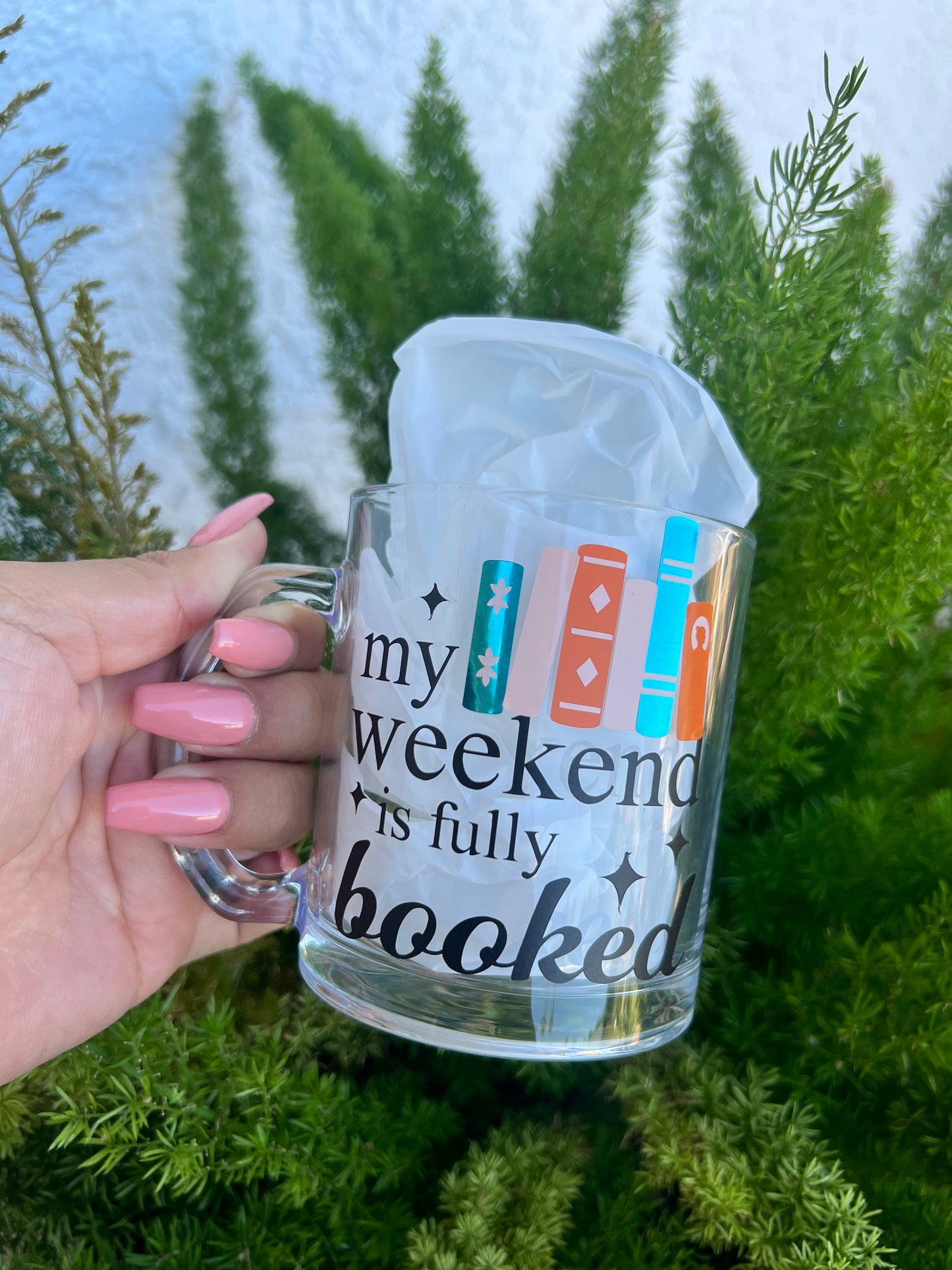 Fully booked coffee mug